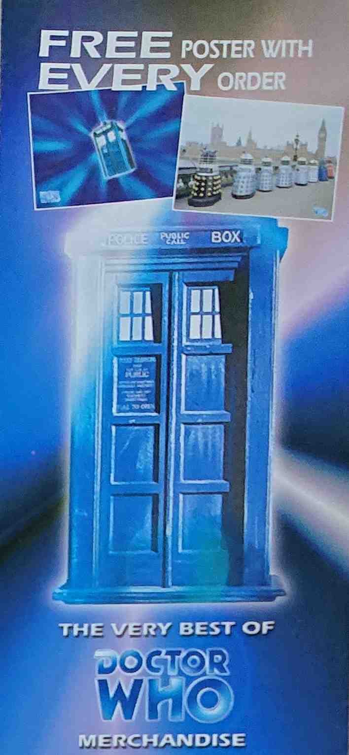 The very best of Doctor Who merchandise 1999.